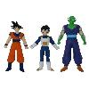 Figurine Miniature - Personnage Miniature Figurine extensible DRAGON BALL - Pack de 3 - MONSTER FLEX