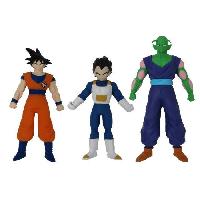 Figurine Miniature - Personnage Miniature Figurine extensible DRAGON BALL - Pack de 3 - MONSTER FLEX