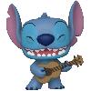 Figurine Miniature - Personnage Miniature Figurine Funko Pop! Disney- Lilo et Stitch - Stitch w-Ukelele