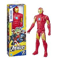 Figurine Miniature - Personnage Miniature Figurine Iron Man 30 cm. jouet Avengers Titan Hero Series pour enfants a partir de 4 ans. Marvel