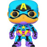 Figurine Miniature - Personnage Miniature Figurine POP Marvel Black Light Captain America