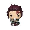 Figurine Miniature - Personnage Miniature Figurine Pop Porte-Cles Demon Slayer - Tanjiro With Noodles