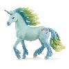 Figurine Miniature - Personnage Miniature Figurine - SCHLEICH - Licorne Barbe a papa. étalon - Doux pelage - Univers bayala