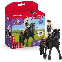 Figurine Miniature - Personnage Miniature Figurine Tori et Princess. des 5 ans. HORSE CLUB - coffret. 11 pieces - schleich 42640 Horse Club