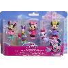 Figurine Miniature - Personnage Miniature Figurines - DISNEY MINNIE MOUSE - Pack de 5 Figurines Minnie Mouse - Non articulées. 6 cm