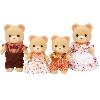 Figurine Miniature - Personnage Miniature Figurines miniatures - SYLVANIAN FAMILIES - La famille Ours - 4 personnages articulés et habillés avec soin