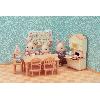 Figurine Miniature - Personnage Miniature Figurines miniatures - SYLVANIAN FAMILIES - La salle a manger - Set complet pour meubler une salle a manger