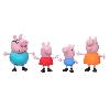 Figurine Miniature - Personnage Miniature Figurines Peppa Pig - Pack de 4 - Peppa. Maman Pig. Papa Pig et George - A partir de 3 ans