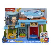 Figurine Miniature - Personnage Miniature Fisher-Price-Little People-Aventures a l'Aéroport-Coffret HTJ26