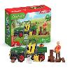 Figurine Miniature - Personnage Miniature Garde forestier avec véhicule. Coffret Schleich 42659 Farm World pour enfant. des 5 ans