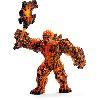 Figurine Miniature - Personnage Miniature Golem de lave avec arme. Schleich 42447 Eldrador Creature. Figurine d'action tres durable. Des 7 ans