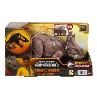 Figurine Miniature - Personnage Miniature Jurassic World-Pachyrhinosaurus Rugissement Feroce-Figurine articulee HTK72