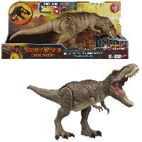 Figurine Miniature - Personnage Miniature Jurassic World-Tyrannosaure Attaque Impitoyable-Figurine articulee HXF53