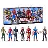 Figurine Miniature - Personnage Miniature Maxi Pack Avengers 7 figurines de 30 cm. 5 accessoires. Marvel Avengers Titan Hero Series