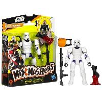 Figurine Miniature - Personnage Miniature MixMashers Stormtrooper. figurine 12 cm personnalisable a mélanger et combiner avec accessoires. Star Wars. des 4 ans