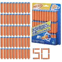 Figurine Miniature - Personnage Miniature Nerf N Series Recharge de 50 fléchettes N1. Fléchettes en mousse compatibles avec les blasters Nerf N Series. Jouet pour enfants et