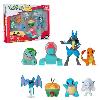 Figurine Miniature - Personnage Miniature Pack 8 Figurines Pokémon - BANDAI - JW3063 - Multicolore - Battle Pokémon