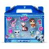 Figurine Miniature - Personnage Miniature Pack de 5 Pets - BANDAI - Littlest Pet Shop Montagne - Animaux a collectionner