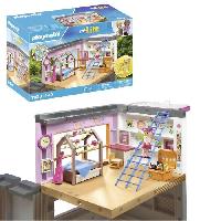 Figurine Miniature - Personnage Miniature PLAYMOBIL 71610 Chambre d'enfant avec lit cabane. My Life Maison d'architecture. 97 pieces. Des 4 ans