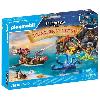 Figurine Miniature - Personnage Miniature PLAYMOBIL 71636 Calendrier l'Avent Pirate. 24 surprises. 98 pieces. Des 4 ans