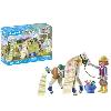 Figurine Miniature - Personnage Miniature PLAYMOBIL 71639 Ellie avec cheval. Horses of Waterfall. 33 pieces. Des 4 ans