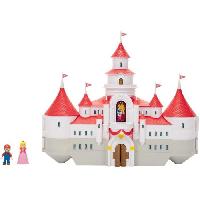 Figurine Miniature - Personnage Miniature Playset Mini Deluxe série 1 - Château de Princesse Peach - Super Mario Movie - JAKKS