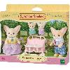 Figurine Miniature - Personnage Miniature Poupée - SYLVANIAN FAMILIES - Famille Fennec - Multicolore - Articulée et habillée avec soin