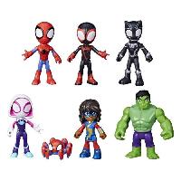 Figurine Miniature - Personnage Miniature Spidey coffret 7 figurines de collection. Marvel Spidey and His Amazing Friends. des 3 ans