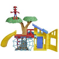 Figurine Miniature - Personnage Miniature Spidey Coffret Aire de jeu Spidey. avec figurine Spidey de 10 cm. des 3 ans. Marvel Spidey et ses Amis Extraordinaires