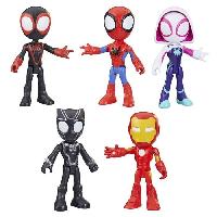 Figurine Miniature - Personnage Miniature Spidey pack 5 figurines Collection de héros. jouet enfants. Spidey et ses Amis Extraordinaires. Des 3 ans