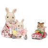 Figurine Miniature - Personnage Miniature SYLVANIAN FAMILIES - TRICYCLE & MINI VOITURE BEBES - Jaune - Sets prets a jouer