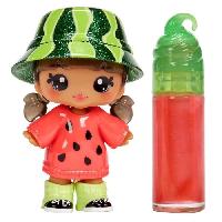 Figurine Miniature - Personnage Miniature Yummiland - 1 poupee 10 cm et un gloss paillete a creer - Maya - Gout Pasteque - Des 4ans