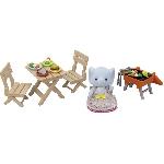 Figurine miniature - SYLVANIAN FAMILIES - La fille elephant et son set de pique-nique