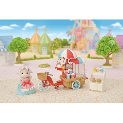 Figurine Miniature - Personnage Miniature Figurine miniature - SYLVANIAN FAMILIES - La maman mouton et son stand de popcorn