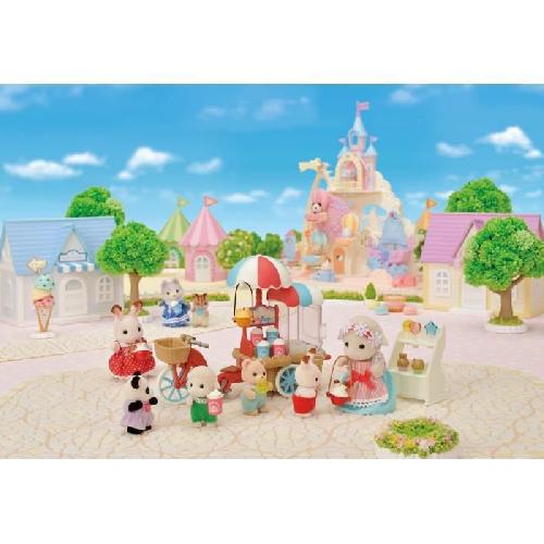 Figurine Miniature - Personnage Miniature Figurine miniature - SYLVANIAN FAMILIES - La maman mouton et son stand de popcorn