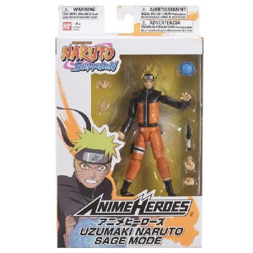 Figurine Miniature - Personnage Miniature Figurine Naruto Mode Hermite - BANDAI Anime Heroes - 17 cm - 16 points d'articulation