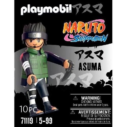 Figurine Miniature - Personnage Miniature Figurine - PLAYMOBIL - Asuma - Naruto Shippuden - Vert - Multicolore - Enfant
