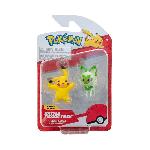 Figurine Miniature - Personnage Miniature Figurine POKEMON 3-5cm Pikachu Duo -assortiment-
