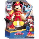 Figurine Miniature - Personnage Miniature Figurine Pompier Mickey 15 cm - DISNEY - Jouet pour enfants des 3 ans - MCC20 - Articulée