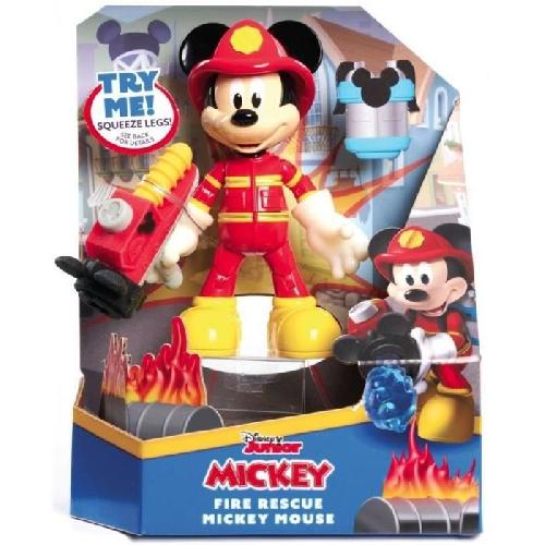 Figurine Miniature - Personnage Miniature Figurine Pompier Mickey 15 cm - DISNEY - Jouet pour enfants des 3 ans - MCC20 - Articulée