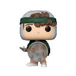 Figurine Miniature - Personnage Miniature Figurine POP Stranger Things - Hunter Dustin et son bouclier