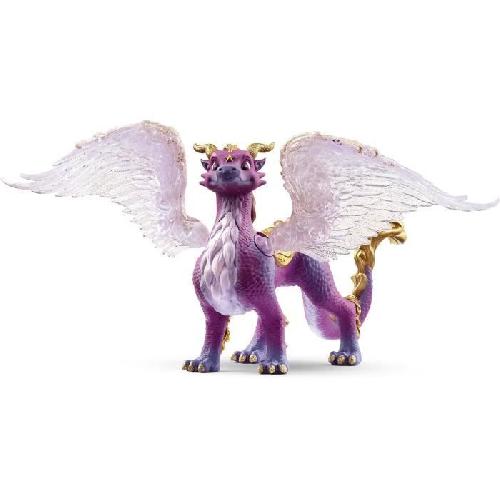 Figurine Miniature - Personnage Miniature Figurine Schleich Dragon des Etoiles- Figurine Dragon Mythique avec Ailes et Écailles Scintillantes pour Garçons et Filles - Cadeau