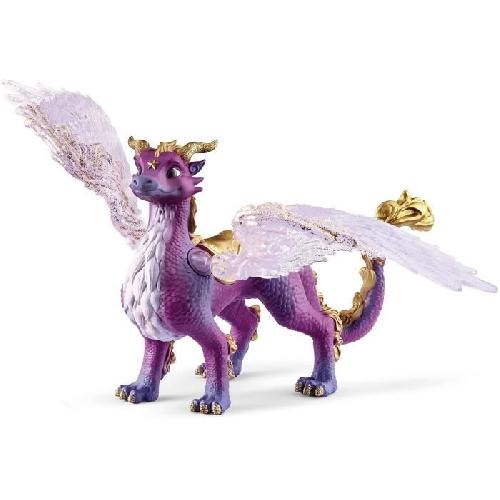 Figurine Miniature - Personnage Miniature Figurine Schleich Dragon des Etoiles- Figurine Dragon Mythique avec Ailes et Écailles Scintillantes pour Garçons et Filles - Cadeau