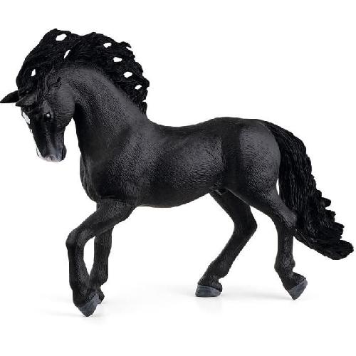 Figurine Miniature - Personnage Miniature Figurine - SCHLEICH - Etalon pure race espagnole - Horse Club - Noir et multicolore