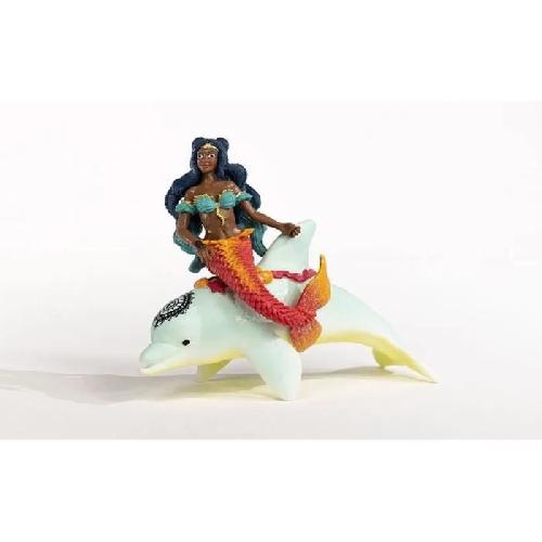 Figurine Miniature - Personnage Miniature Figurine SCHLEICH - Isabelle et son dauphin - Gamme bayala