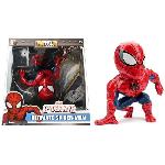 Figurine Spiderman en métal 15cm - SIMBA.DICKIE.GROUP - Metals - Blanc Noir - A partir de 8 ans