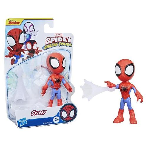 Figurine Miniature - Personnage Miniature Figurine Spidey de 10 cm. inclut 1 accessoire. pour enfants a partir de 3 ans. Marvel Spidey and His Amazing Friends