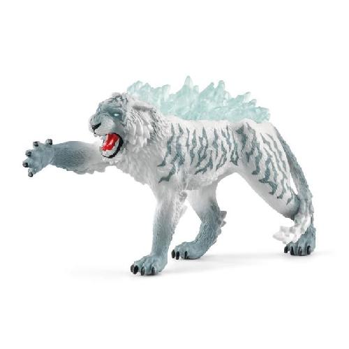 Figurine Miniature - Personnage Miniature Figurine Tigre de Glace. Jouet fantastique des 7 ans. Schleich 70147 Eldrador Creatures