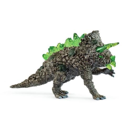 Figurine Miniature - Personnage Miniature Figurine Tricératops de Pierre. SCHLEICH 70828 Eldrador. Des 4 ans