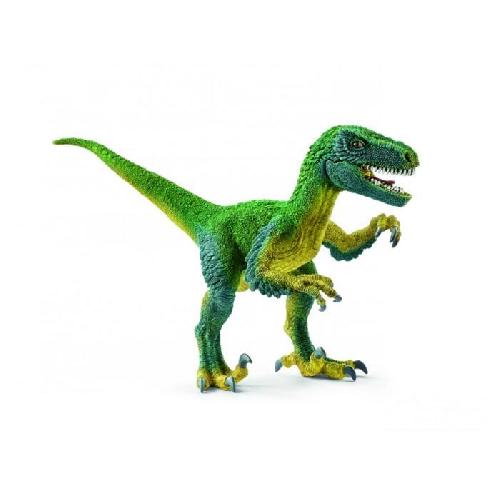 Figurine Miniature - Personnage Miniature Figurine Vélociraptor SCHLEICH - Gamme Dinosaurs - Pour Enfant a partir de 3 ans - 70 cm - Marron